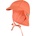 Sterntaler Детска шапка с козирка Sterntaler Kids' Peaked Cap with Neck Flap Basic Cap - Leuchtorange - размер 43 cm (904-3660-0613)