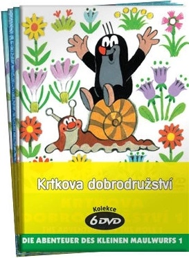 Krtkova dobrodružství 1-5 + Krtek a kalhotky pošetka DVD od 329 Kč