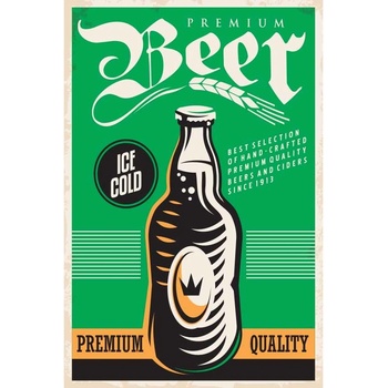 Ceduľa Premium Beer
