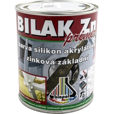 Bilak Zn Primer základní barva na ocelové konstrukce pod vodu, šedá, 1,2kg