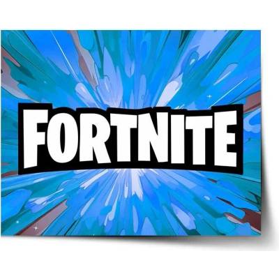 Sablio Plakát FORTNITE modrá - 90x60 cm