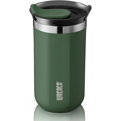 Термочаша Wacaco Octaroma Lungo Pomona Green, 300ml, Вакуумно изолирана, Двойни стени, Без BPA, Зелен (Octaroma Lungo - Pomona Green)