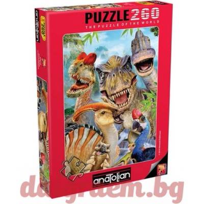 Anatolian Пъзел anatolian 3317 - 260 части - Динозавърско селфи (p3317)