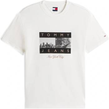 Tommy Jeans Тениска Tommy Jeans Men's TJ Photo Flag Regular Fit T-Shirt - Ecru