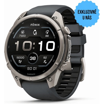 Garmin Fénix 9 Pro - 47 mm, AMOLED, Sapphire, Titanium, Graphite / Black 010-04336-26
