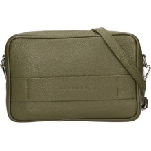 Facebag Trendy dámská kožená crossbody kabelka Martes olivová