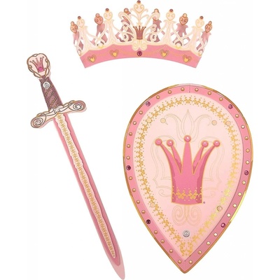 Rosa Liontouch Kráľovná set Meč štít a koruna