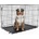 ABC-ZOO Сгъваема клетка за кучета, 2 врати, XL - 106 x 69 x 77 см