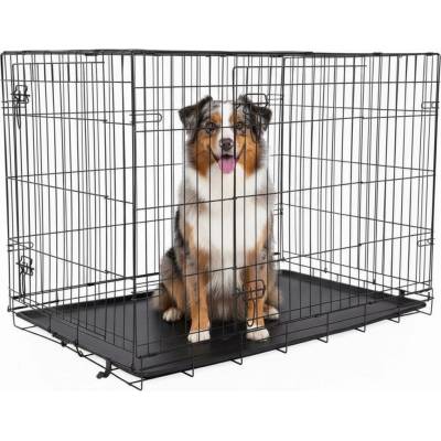 ABC-ZOO Сгъваема клетка за кучета, 2 врати, XL - 106 x 69 x 77 см