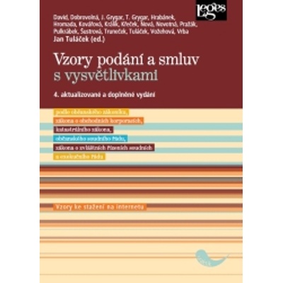 Vzory podání a smluv s vysvětlivkami
