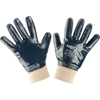 Image 1 of NEO TOOLS Работни памучни ръкавици, изцяло покрити с нитрил 10", 97-630-10 (97-630-10)