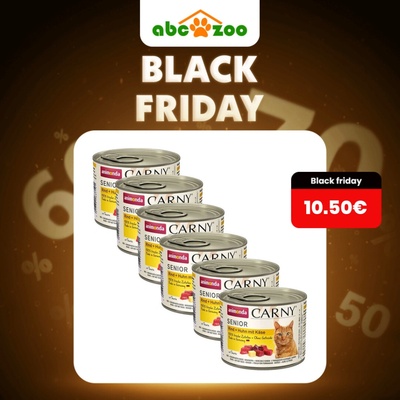 Animonda Carny Senior hovädzie kura a syr 6 x 200 g