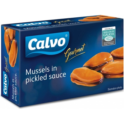 Calvo Gourmet mušle v marináde 115 g