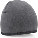 Beechfield dvoubarevná zimní čepice beanie šedá-černá