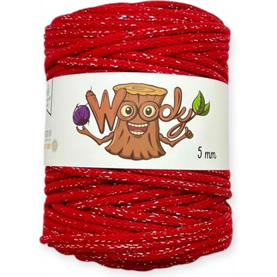 Woody 5 mm - Vánoční červená – Zboží Dáma Woody 5 mm - Vánoční červená – Zboží Dáma