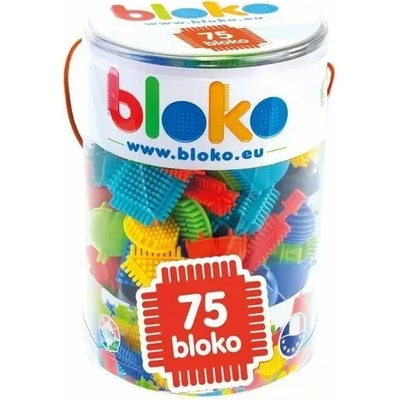 Bloko: stavebné bloky s hrotmi - 75 ks.