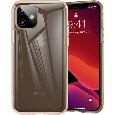 Baseus nárazuvzdorné transparentné iPhone 11 – zlaté