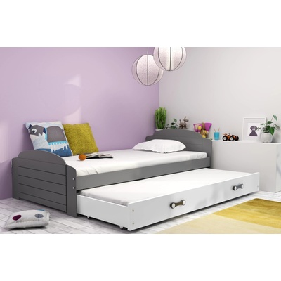Interbeds Lili 3 Grafit s matracom rozkladacia biela