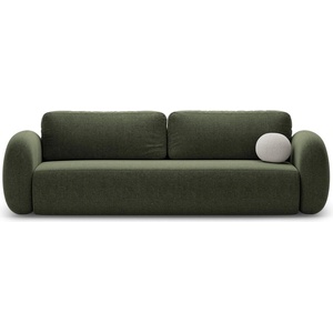 Cosmopolitan Design Зелен шенилов сгъваем/с място за съхранение диван 262 cm Tonale - Cosmopolitan Design (COS_3SF_214_F1_TONALE4)