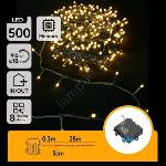 Aigostar - LED външна гирлянда 500xLED/8 функции 4xAA 25, 3 m топла бяла светлина (AI2332)