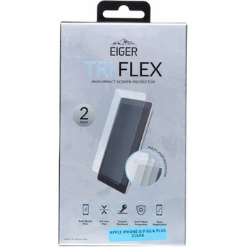 Eiger Удароустойчив Протектор за iPhone 11 Pro/XS/X, EIGER TriFlex Glass, Прозрачен (EGSP00297)