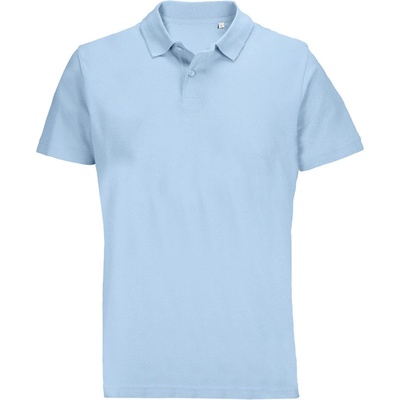 Sol´s Collection polokošile Pulse piqué krýtký rukáv unisex COT25450241001-sky blue