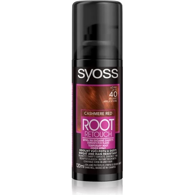 Syoss Root Retoucher тонираща боя за израстнали корени в спрей цвят Cashmere Red 120ml