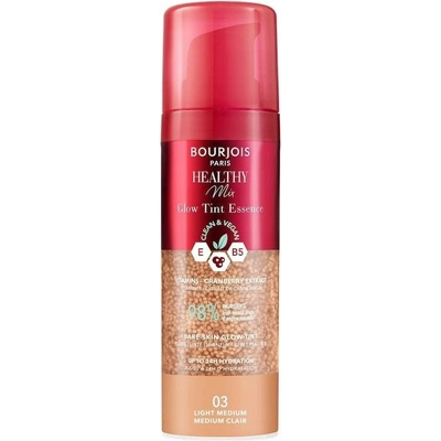 Bourjois Paris Healthy Mix Clean & Vegan Glow Tint Essence hydratační a tónující esence 03 Light Medium 30 ml