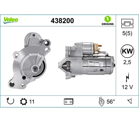 Štartér VALEO 438200