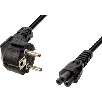 Kabel C-TECH síťový 1,8m VDE 220/230V napájecí notebook 3 pin Schuko CB-PWRC5-18