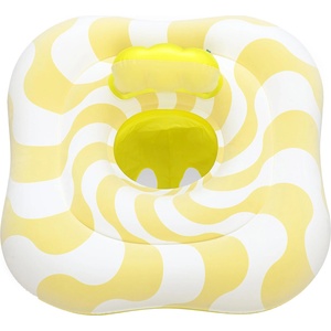 Bestway Wavy square жълто, бяло (32298)