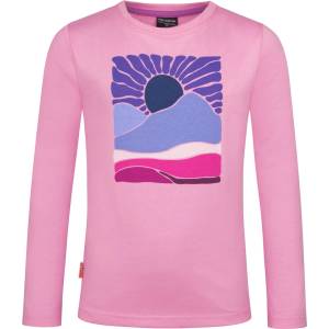 Trollkids Детска блуза с дълъг ръкав Trollkids Girl's Falketind Longsleeve Longsleeve - Wild Rose - размер 116 (EU) (704-5817-0314)