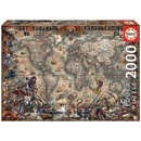 Educa Pirates Map 2000 dielov + fix lepidlo