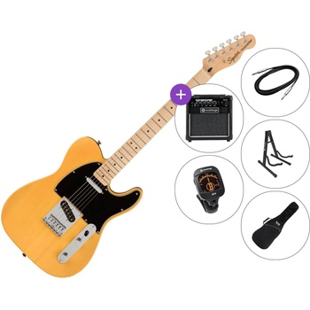 Squier Affinity Series Telecaster MN BPG SET 2 Butterscotch Blonde Електрическа китара