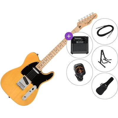 Squier Affinity Series Telecaster MN BPG SET 2 Butterscotch Blonde Електрическа китара
