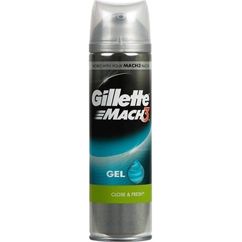 Gillette Mach3 Close & Fresh pánsky gél na holenie 200 ml