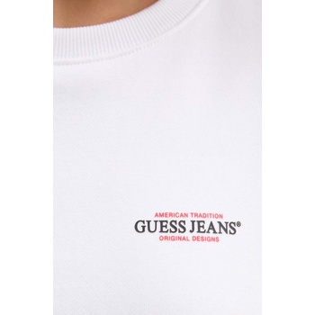 Guess Jeans Суичър Guess Jeans в бяло с принт W4YQ07 KC811 (W4YQ07.KC811)