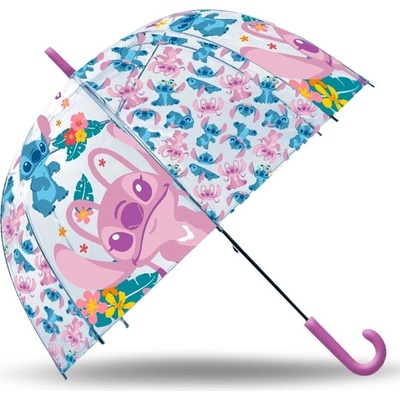 Průhledný manuální deštník 19" Stitch