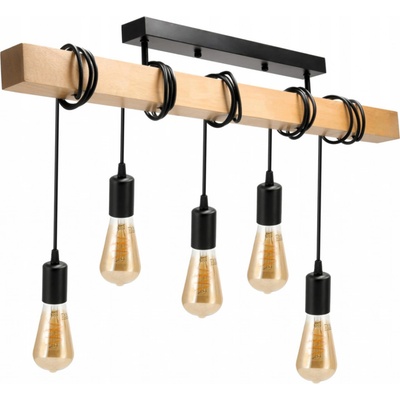 Berge LED závěsné stropní svítidlo 5x E27 Loft