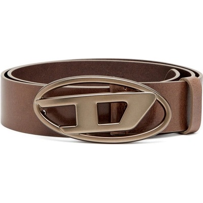 Diesel OVAL D LOGO B-1DR BELT DARK GREY