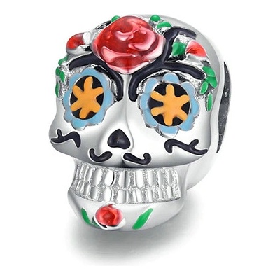 P&J Jewellery Stříbrný přívěsek Lebka HSB06