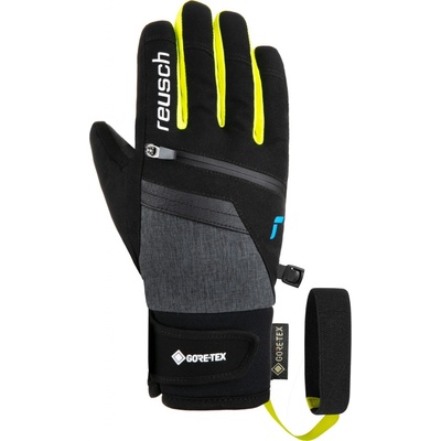 Reusch Travis Gore-Tex Junior black black melange safety yellow