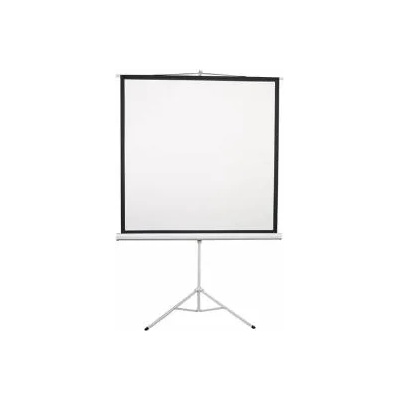 Luminarc Прожекционен екран Lumi, 200 х 200 cm, 96 инча, На стойка, 1: 1, Бял, 2085160012