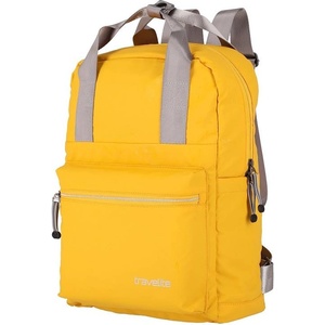 Travelite Basics Canvas Backpack Yellow