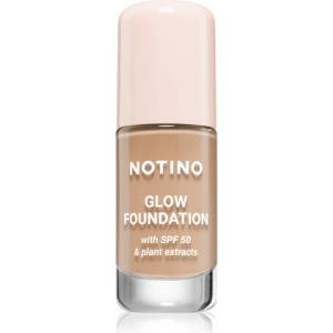 Notino Glow Foundation With SPF 50 & Plant Extracts озаряващ фон дьо тен SPF 50 01 Medium Warm 30ml