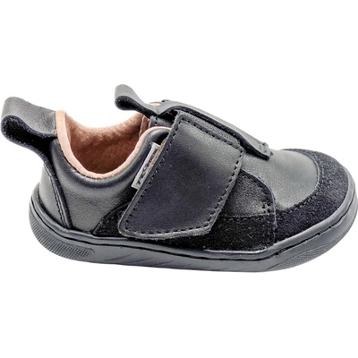 Pegres dětské celoroční barefoot boty černé