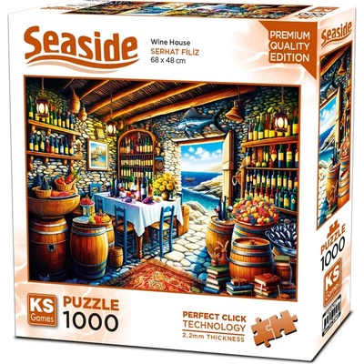KS Games Пъзел KS Games от 1000 части - Винарска къща (20827)
