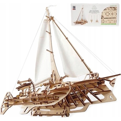 Ugears 3D puzzle Loď Trimaran Merihobus 237 ks