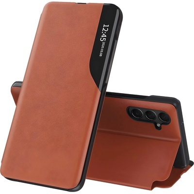 Techsuit Elegantен книжен калъф View Case за Samsung Galaxy A25 5G - Оранжев KP36681 (36681)