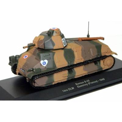 Atlas Models SOMUA S35 French Army 1ere DLM Quesnoy France 1940 1:43